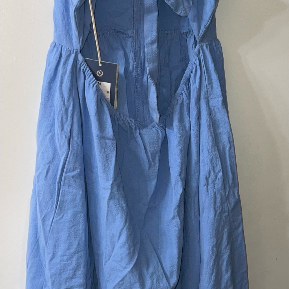 Universal Thread Blue Backless Dress - Picture 3 of 4